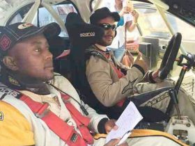 Mangat and his co-driver