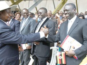 President Museveni and Dr. Kizza Besigye