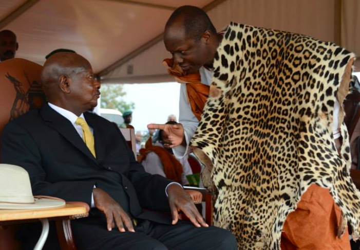 Kabaka Mutebi and Museveni