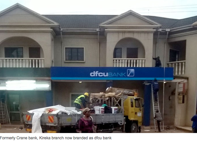 A former Crane bank that is now branded DFCU