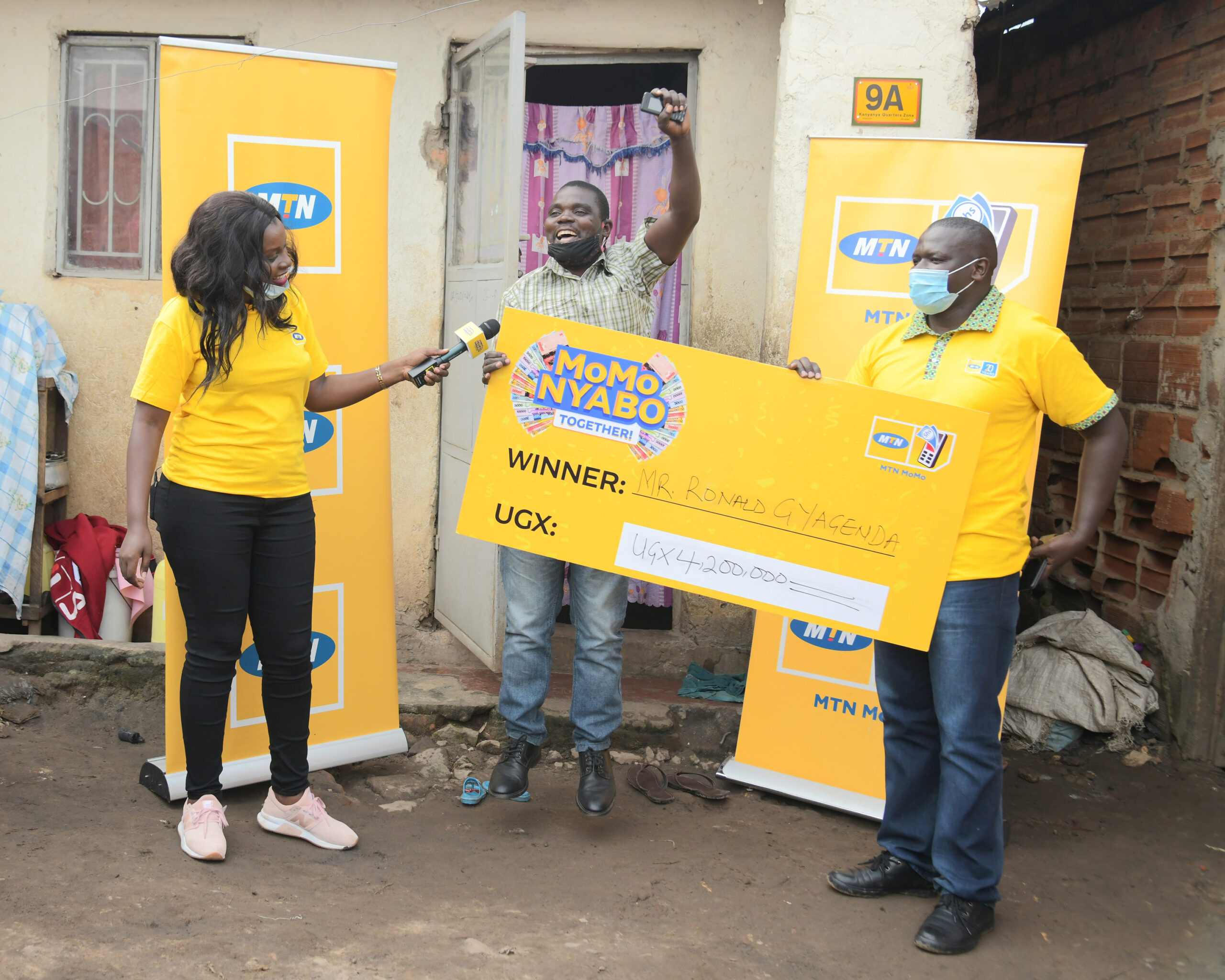MTN Uganda Rewards Another Set of MomoNyabo Winners - The Ugandan